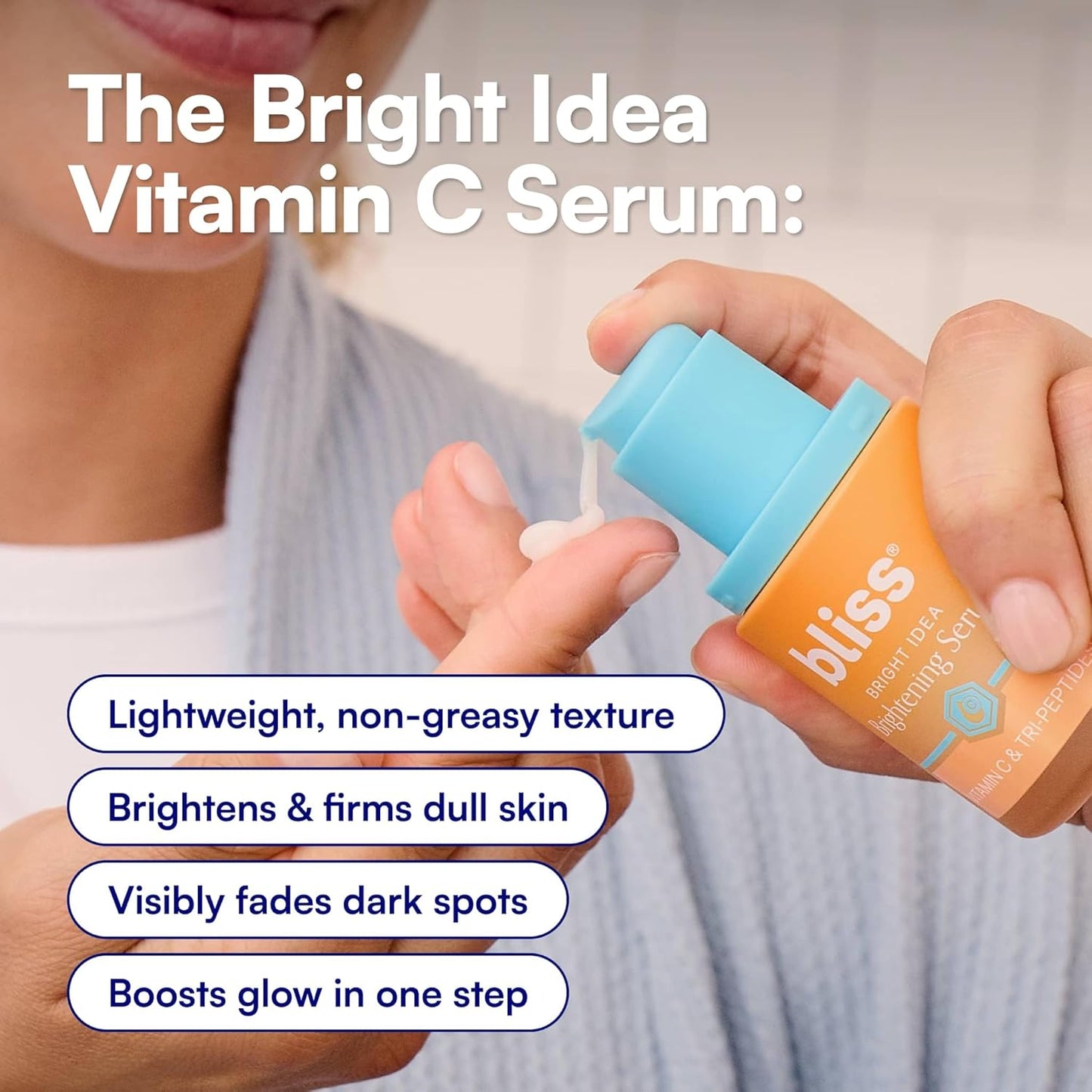 Vitamin C + Tri-Peptide Brightening Face Serum (1 fl oz)