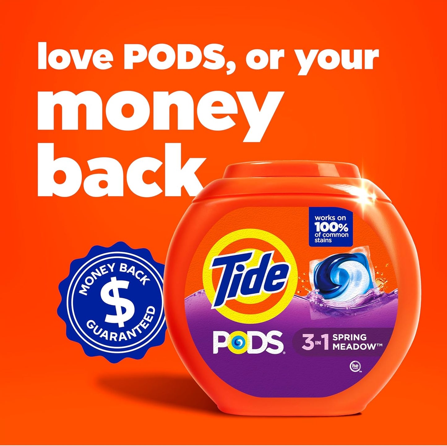 Tide PODS Laundry Detergent Soap Pods, Spring Meadow, 112 Count (Copy)