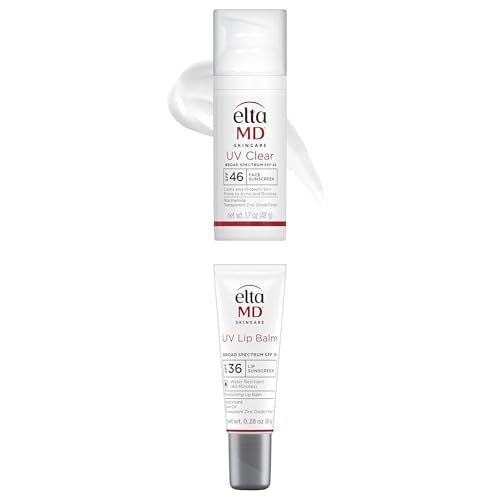 EltaMD Sun Care Essential Duo: UV Clear Face Sunscreen & UV Lip Balm