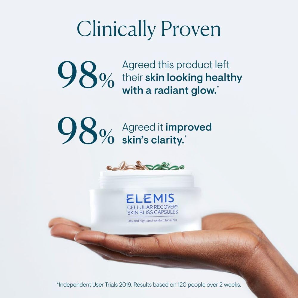 Skin Bliss Cellular Recovery Anti-Aging Face Oil Capsules (60-Count)