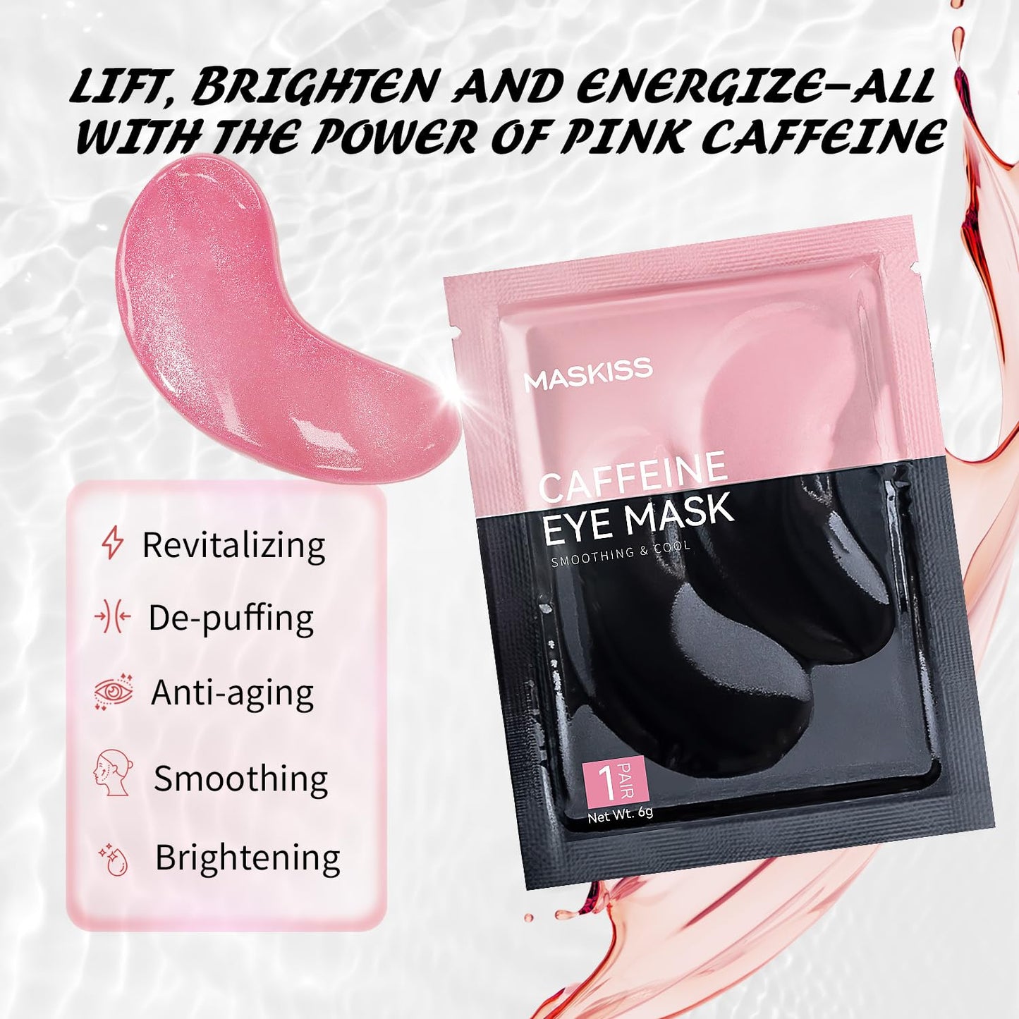 PDRN Pink Hydrogel Under Eye Patches (25 Pairs)