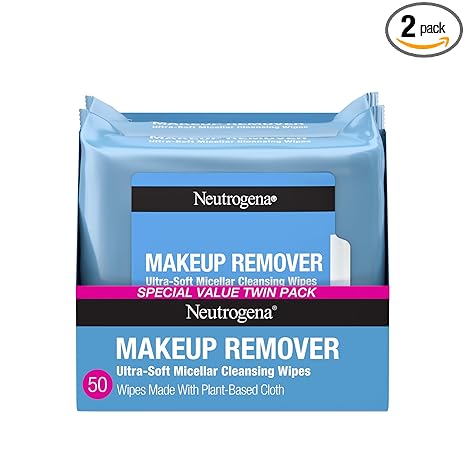 Neutrogena — Makeup Remover Cleansing Towelettes — Twin Pack (50 Count)