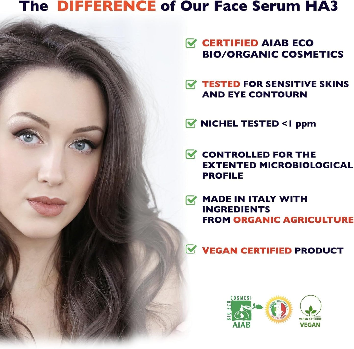 Hyaluronic Acid & Vitamin C Face Serum for Brightening & Hydration (2 oz)
