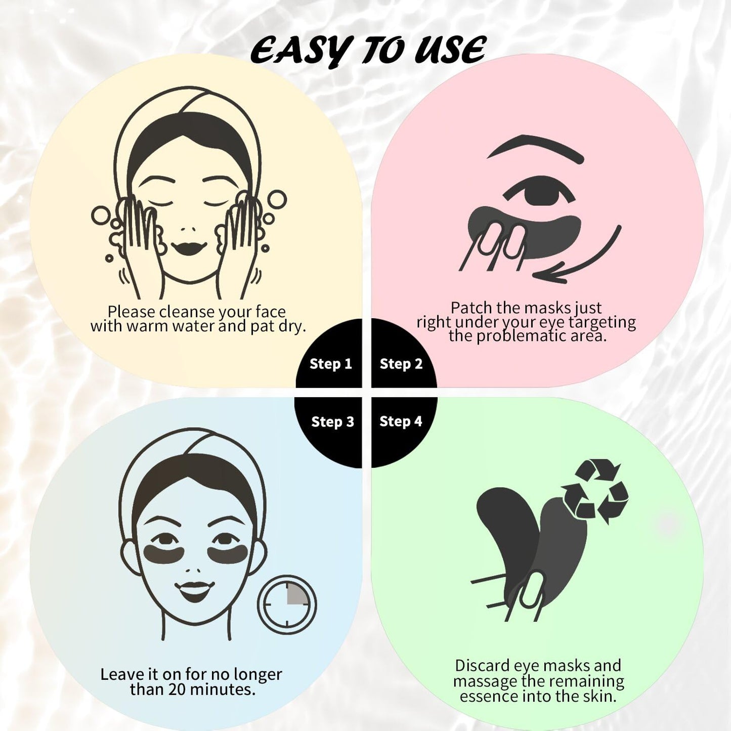 PDRN Pink Hydrogel Under Eye Patches (25 Pairs)
