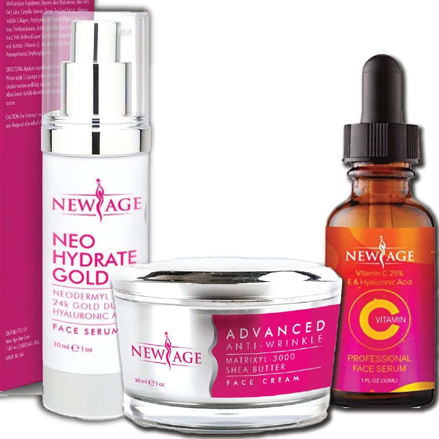 Beauty Box Anti-Aging Skincare Gift Set (3-Piece Kit)