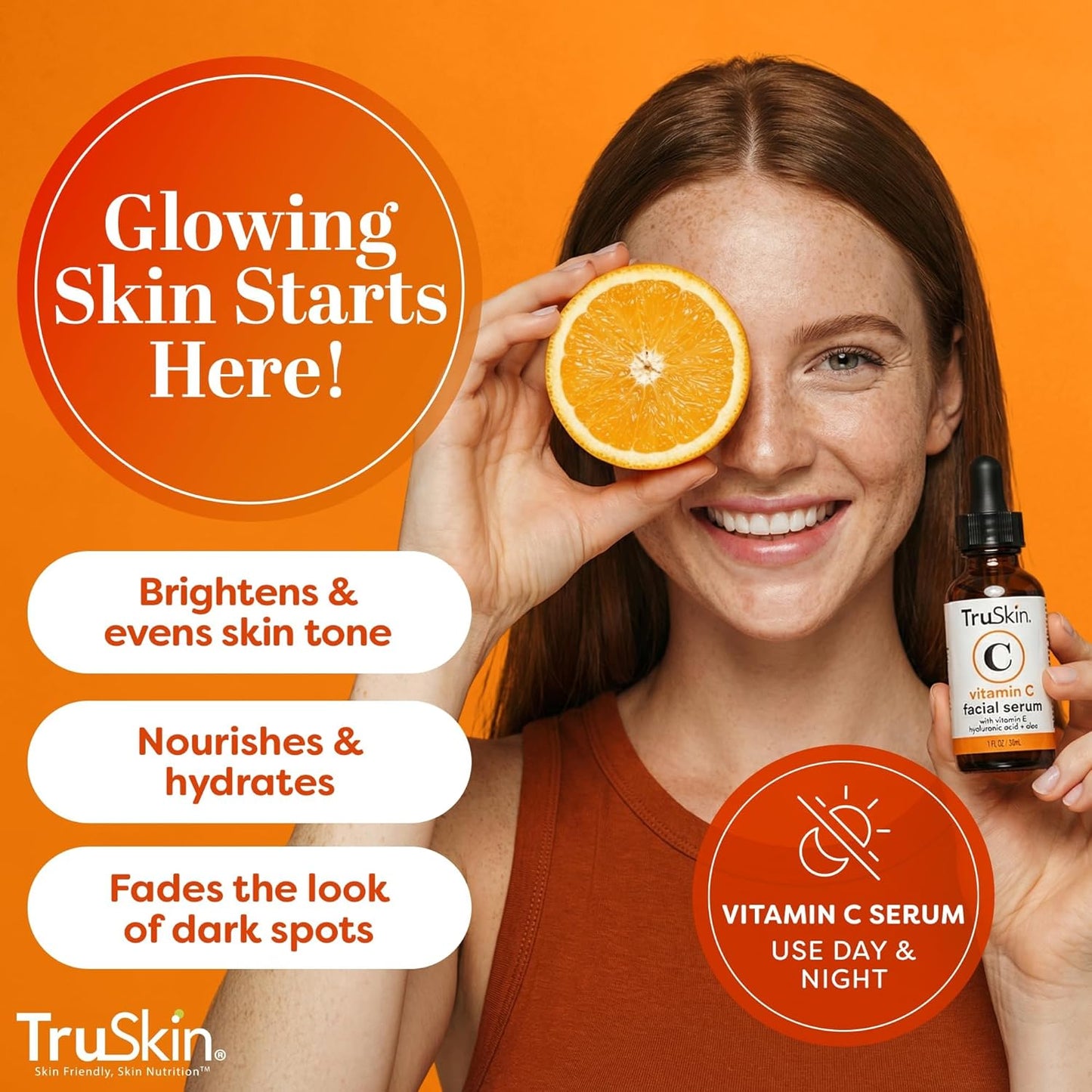 Vitamin C Anti-Aging Face Serum with Hyaluronic Acid (1 fl oz)
