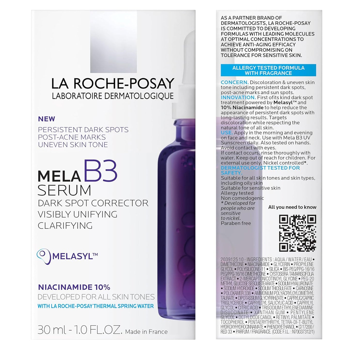 Mela B3 Dark Spot Corrector Serum with 10% Niacinamide (1 fl oz)